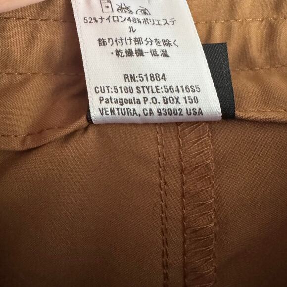 Patagonia Women's Brown Inter-Continental Capris Cropped Pants Vintage Size 6 - Picture 6 of 6